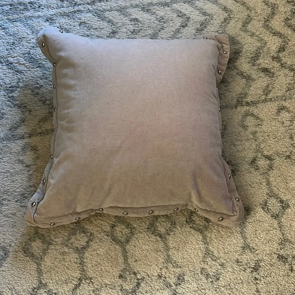 Grey Throw Pillow